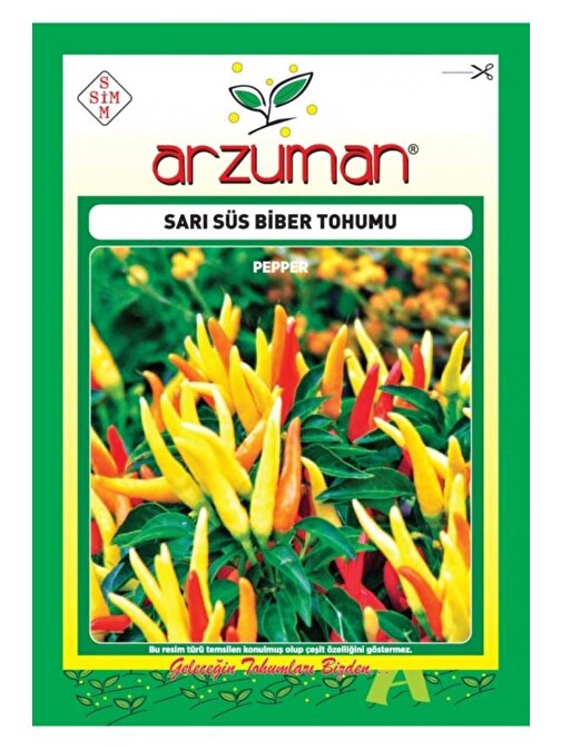 Sarı Süs Biber Tohumu (5 Gr)