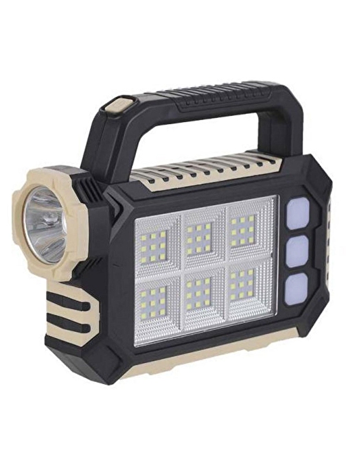 POWERMASTER HS-8029-7-A 3 ÇALIŞMA MODLU 54 SMD LEDLİ TAŞINABİLİR SOLAR LAMBA