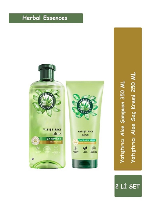 Herbal Essences Yatıştırıcı Aloe Içeren Saç Bakım Set