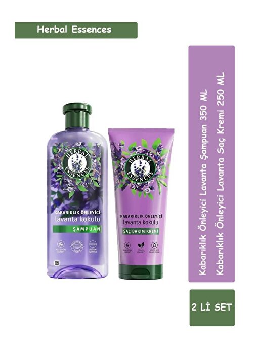 Herbal Essences Kabarıklık Önleyici Lavanta Kokulu Saç Bakım Set