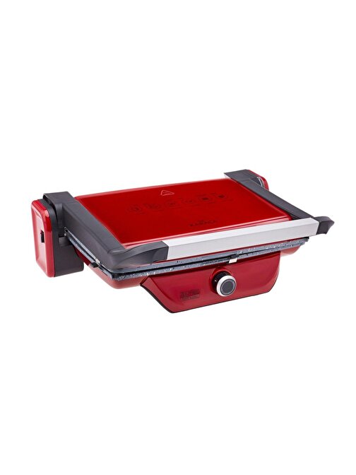 Karaca Gastro Grilll Granit Tost Makinesi Kırmızı