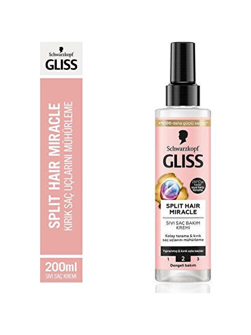 SCHWARZKOPF GLISS SPLIT HAIR MIRACLE SIVI SAÇ KREMİ 200 ML