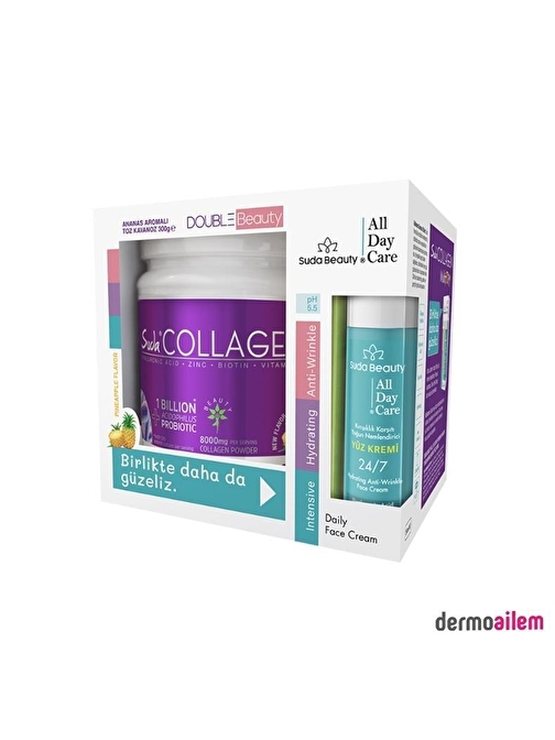 Suda Collagen Double Beauty Ananas Aromalı Kolajen 300 gr