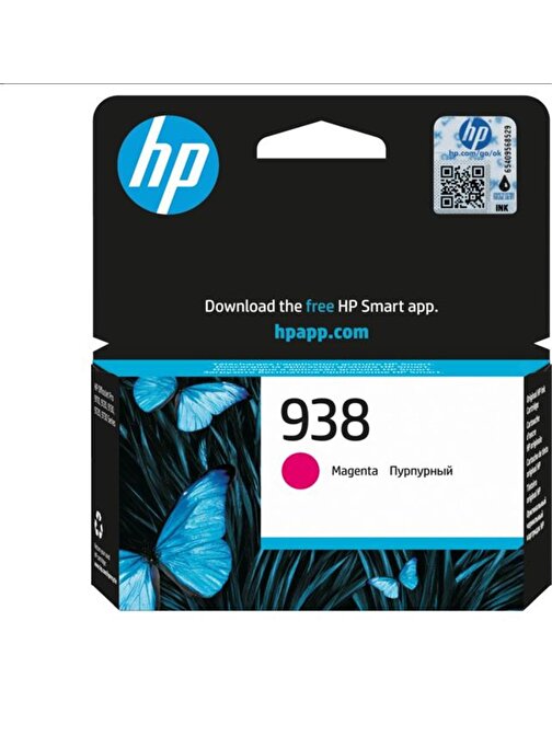 HP 938 Magenta Kırmızı Kartuş 4S6X6PE