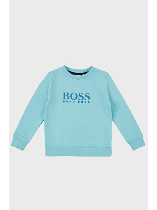 Hugo Boss Çocuk Sweat 25L34/748 WATER GREEN