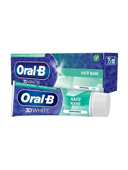 Oral B Pro 3D White Hafif Nane Diş Macunu 75 ml