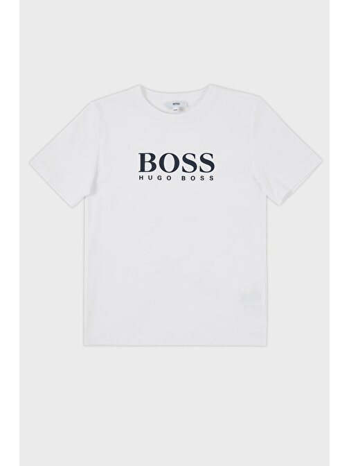 Hugo Boss Çocuk T Shirt 25P13/10B WHITE