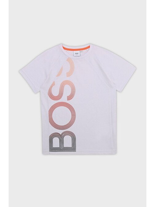 Hugo Boss Çocuk T Shirt 25L07/10B WHITE
