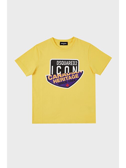 Dsquared2 Çocuk T Shirt DQ0244-D002F YELLOW