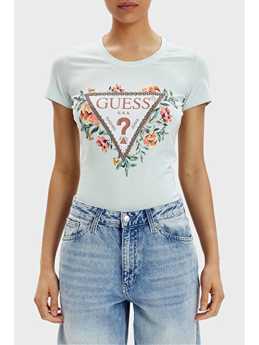 Guess Bayan T Shirt W4GI24 J1314 A72C