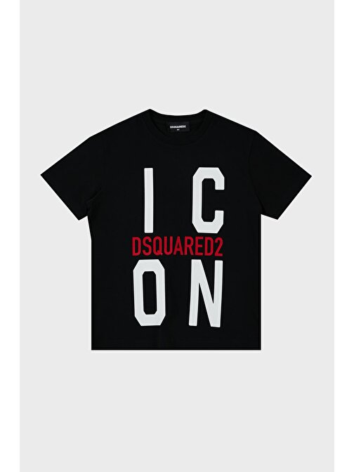 Dsquared2 Çocuk T Shirt DQ0243-D002F BLACK