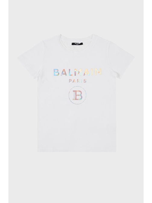 Balmain Çocuk T Shirt 6M8021 MX030 100MC