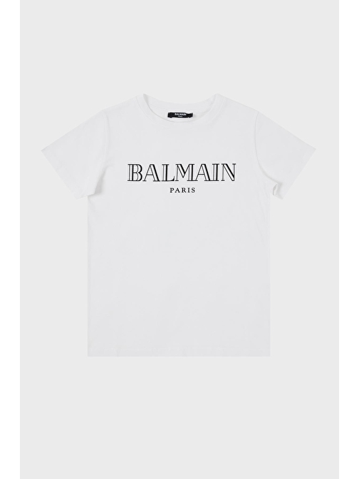 Balmain Çocuk T Shirt 6M8721 MX030 100