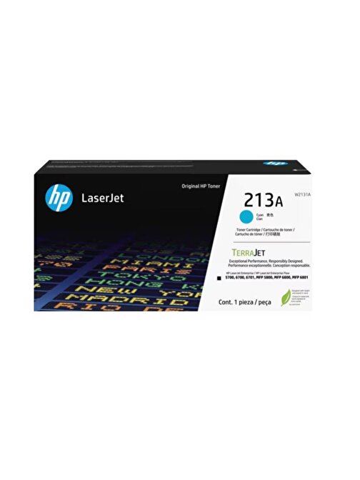 Hp 213A Cyan Mavi 3.000 Sayfa Toner W2131A