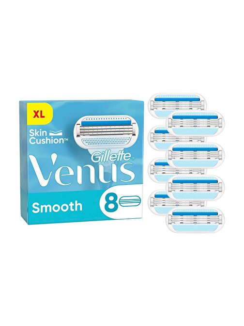 Gillette Venus Smooth Tıraş Yedek Bıçakları 8 Adet