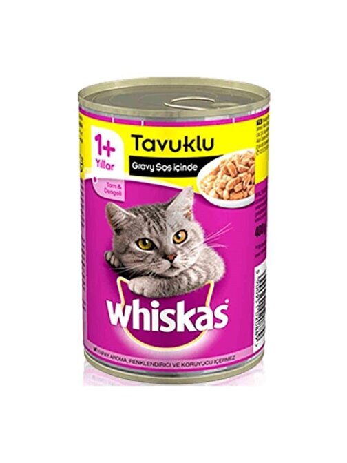 Whiskas Tavuklu Konserve Kedi Maması 400 Gr