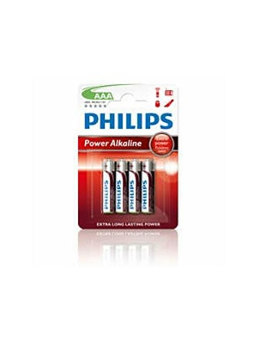 Philips Alkalin Aaa Ince 4'lü Kalem Pil