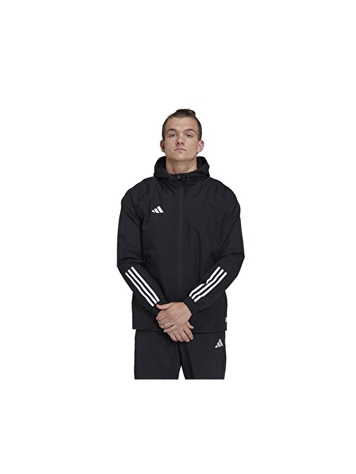 adidas Tıro23 C Aw Jk Erkek Futbol Yağmurluk HK7656 Siyah