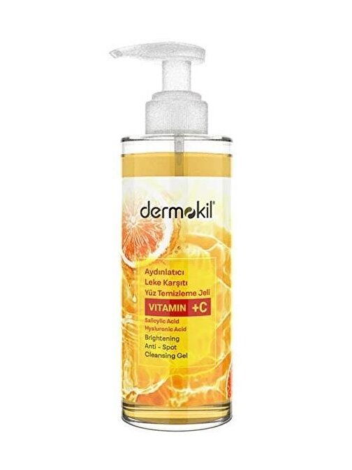 Dermokil Yüz Temizleme Jeli Aydınlatıcı Leke Karşıtı 300 Ml