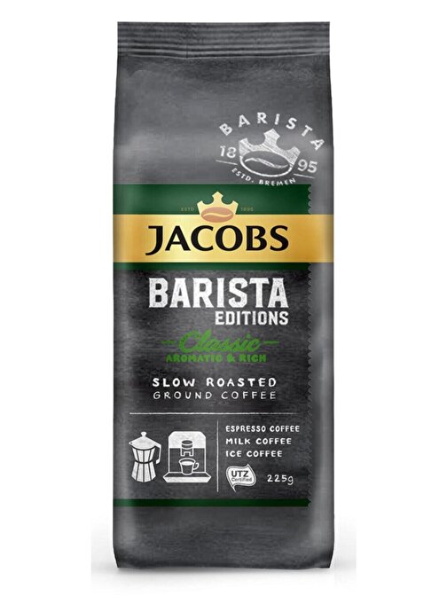 Jacobs Barista Editions Classic Filtre Kahve 225 gram Zengin Aroma