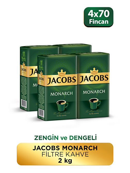 Jacobs Monarch Filtre Kahve 2 x 500 gr 2'li Set 2 kg