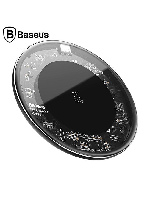 BASEUS Simple Upgraded Version Wireless Kablosuz Şarj Cihazı Şeffaf