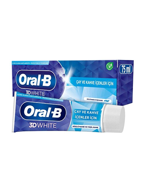 Oral-B 3D White Çay ve Kahve İçenler için Diş Macunu