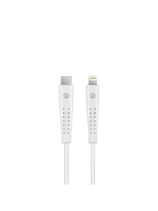 mojue by ttec Ekstra Day USB-C - iPhone Lightning 3A Kablo 300cm Beyaz