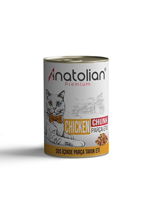 Anatolian Premium Adult Chicken Tavuklu Yetişkin Kedi Konserve 400 gr