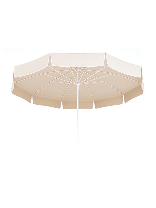 2 Metre Tek Renk Polyester Kumaş Plaj Şemsiyesi - 2 Metre Balkon Şemsiyesi - Bahçe Şemsiyesi