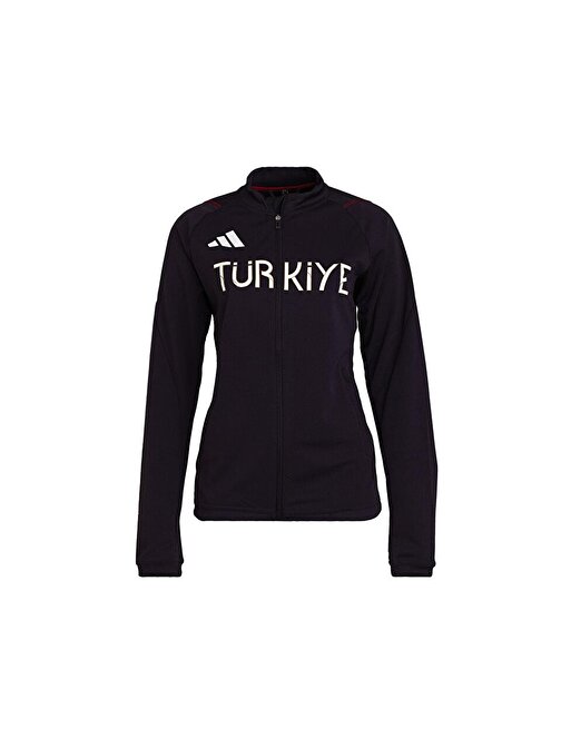 adidas Turkiye Jkt W Türkiye Kadın Antrenman Ceketi JG5704 Siyah