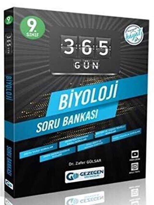 9. Sınıf Biyoloji 365 Gün Soru Bankası Gezegen Yayıncılık