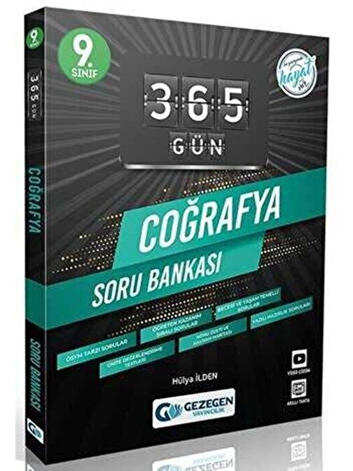 9. Sınıf Coğrafya 365 Gün Soru Bankası Gezegen Yayıncılık