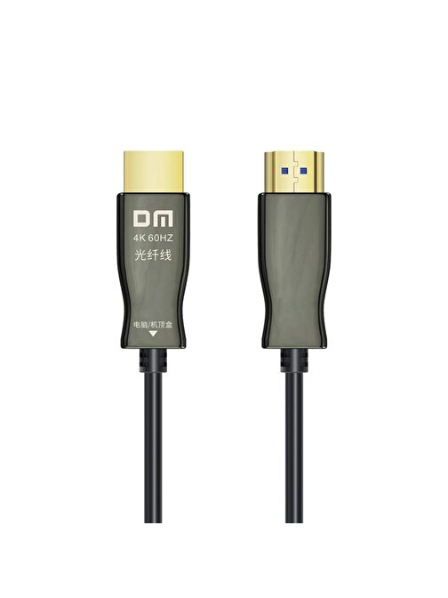 DM HI050 4K 60Hz 2K 144Hz HDMI 2.0 Fiber Optik Görüntü ve Ses Aktarım Kablosu 50 Metre