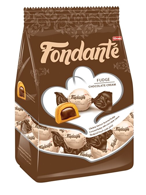 Fondante Fudge Çikolata Kremalı 1000 Gr. (1 Poşet)