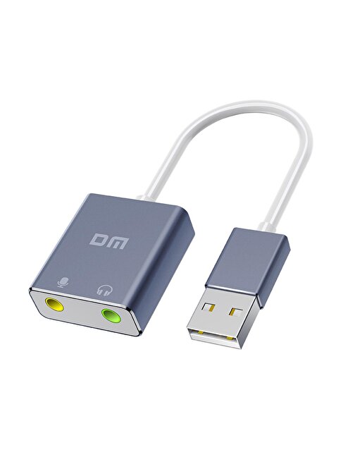 DM AD076 Harici 7.1 Kanal 3.5mm Mikrofonlu USB Ses Kartı