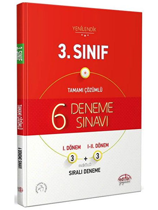 3. Sınıf 6 Deneme Sınavı Editör Yayınları