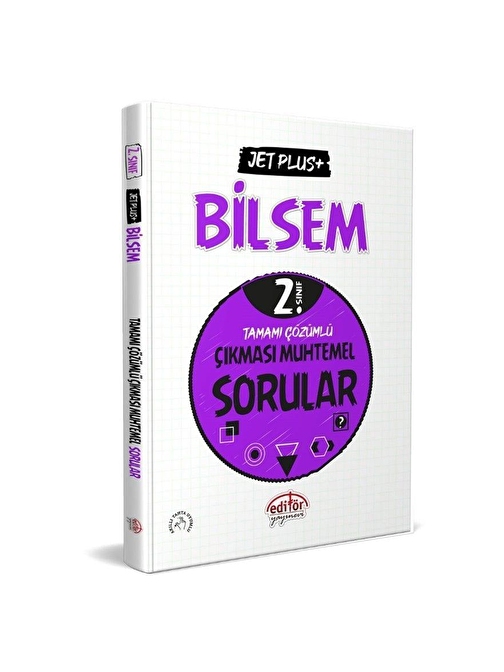 2. Sınıf Bilsem Jet Plus Tamamı Çözümlü Çıkması Muhtemel Sorular Editör Yayınları