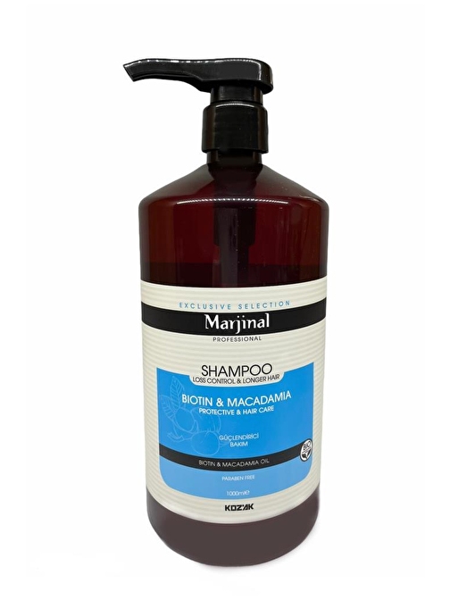 Marjinal Biotin Macademia Şampuan 1000 ML x 4 Adet