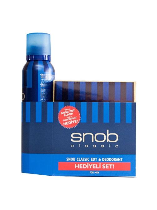 Snob Edt 100 ML+Deo Classıc