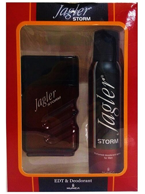 Jagler Edt 90 ML+Deo Erkek Storm x 4 Adet