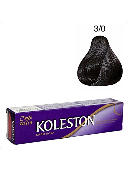 Koleston Tüp Boya  3/0 Koyu Kahve x 3 Adet