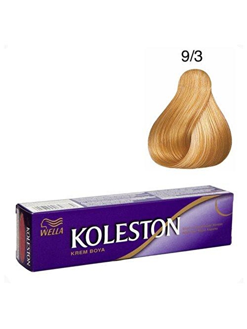 Koleston Tüp Boya  9/3 Altın Sarısı x 4 Adet