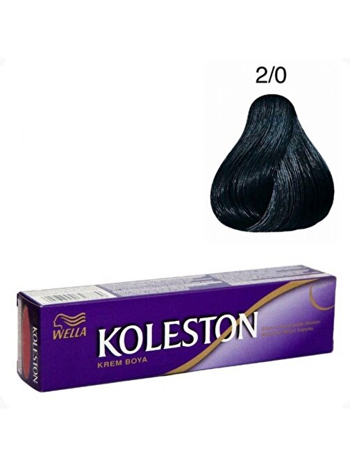 Koleston Tüp Boya  2/0 Siyah x 4 Adet + Sıvı Oksidan 4 Adet