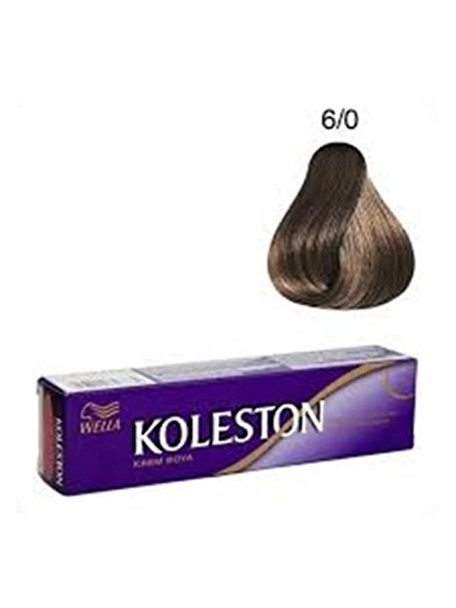 Koleston Tüp Boya  6/0 Koyu Kumral  x 2 Adet + Sıvı Oksidan 2 Adet