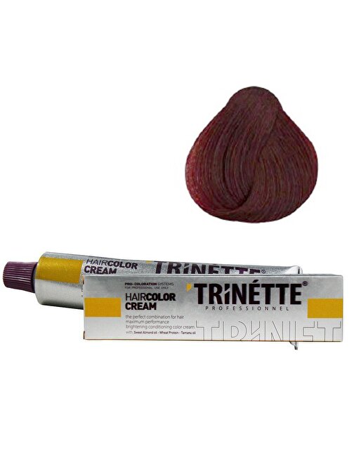 Trinette Tüp Boya 6.66 Yakut Kızıl 60 ml  x 2 Adet + Sıvı Oksidan 2 Adet