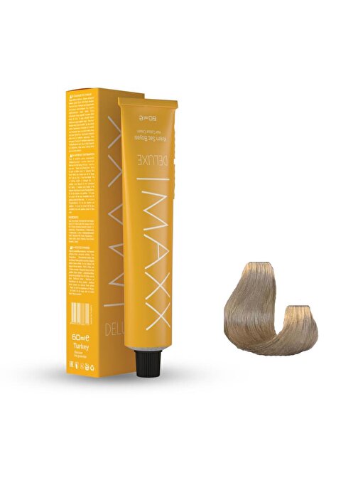 Maxx Deluxe Tüp Boya 10.1 Platin Sarısı 60 ml  x 2 Adet + Sıvı Oksidan 2 Adet