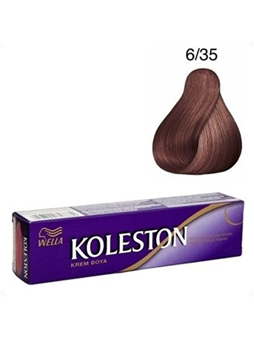 Koleston Tüp Boya  6/35 Elegan Kahve + Sıvı oksidan