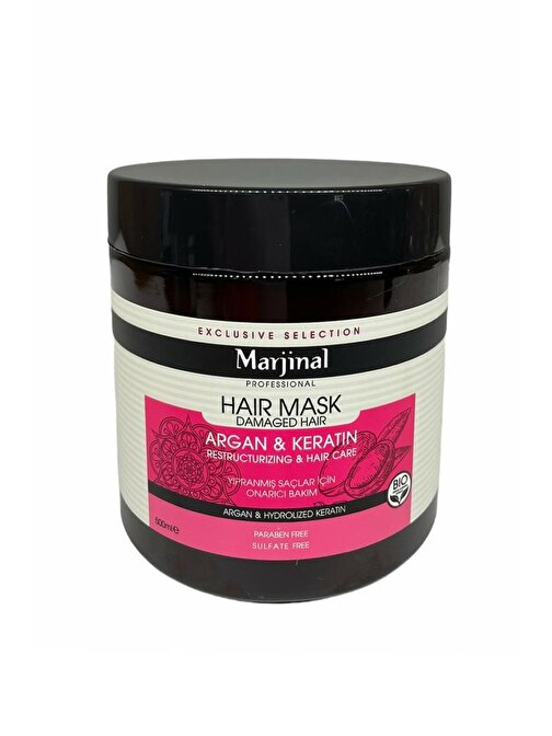 Marjinal Argan Keratin Saç Maskesi 500ml  x 2 Adet