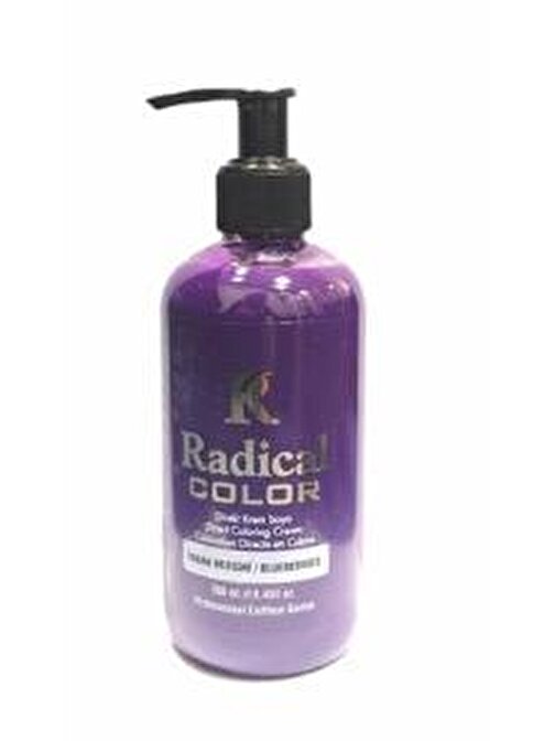 Radical Color Su Bazlı Saç Boyası 250 ml Yaban Mersini